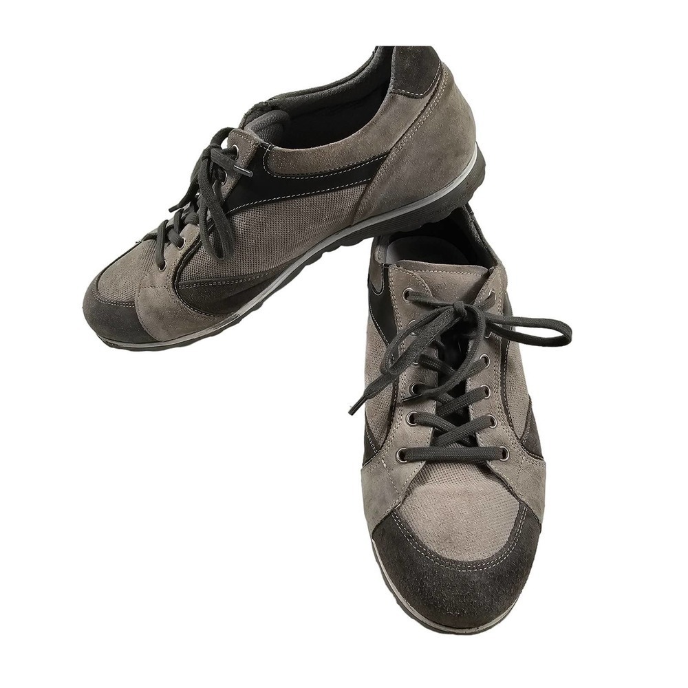 Original batik suede leather Italian sneakers 2 toned size 11 M comfort shoe #